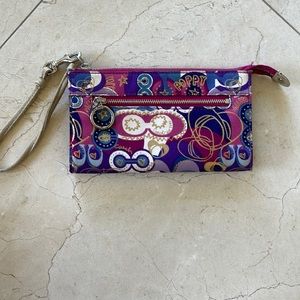 Limited Edition Coach “Poppy” Wristlet